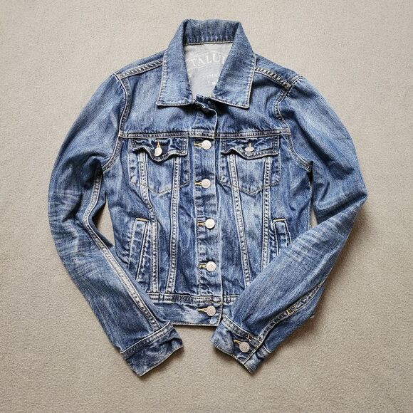 Aritzia Talula Women’s XSmall Denim Jean Jacket XS Extra Small - Picture 8 of 12